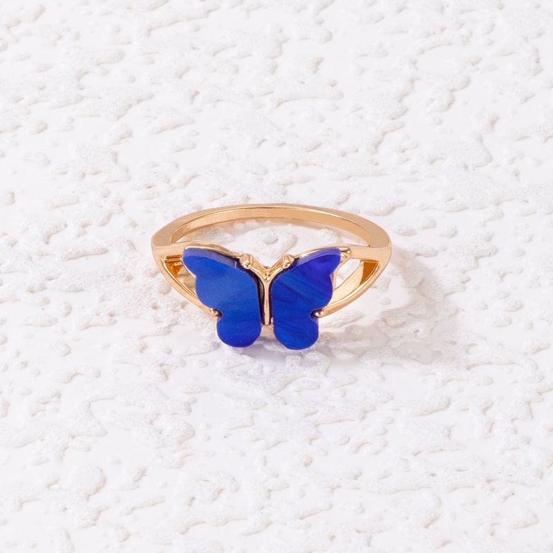 Fashion Butterfly Alloy Womenu0027S Rings