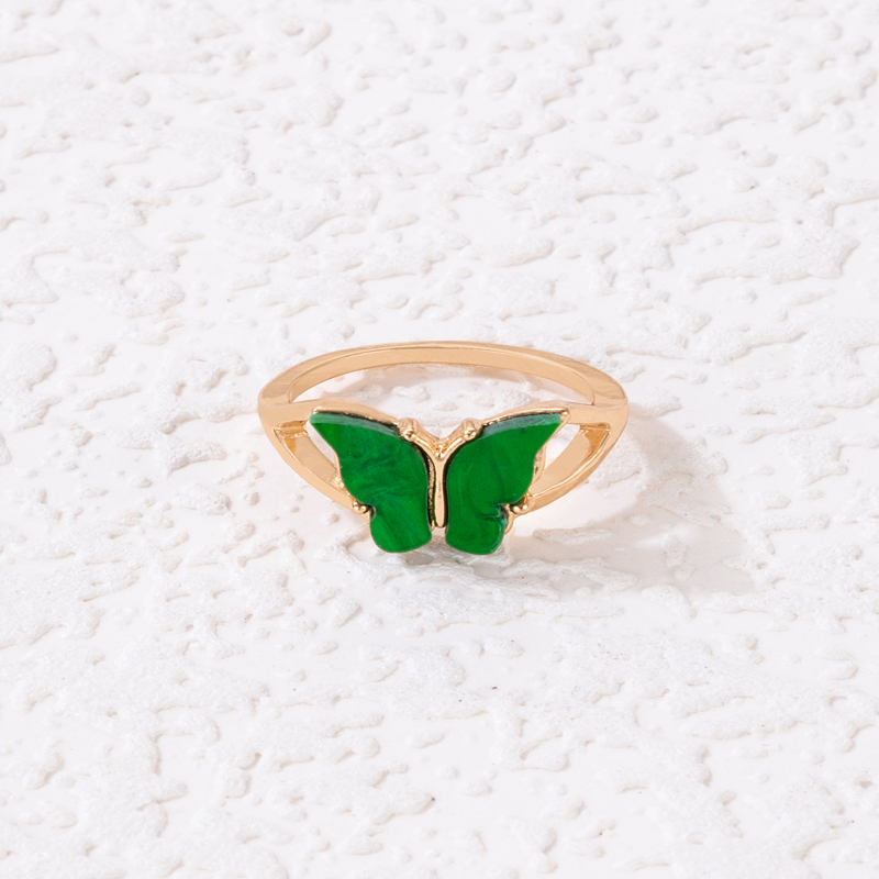 Fashion Butterfly Alloy Womenu0027S Rings