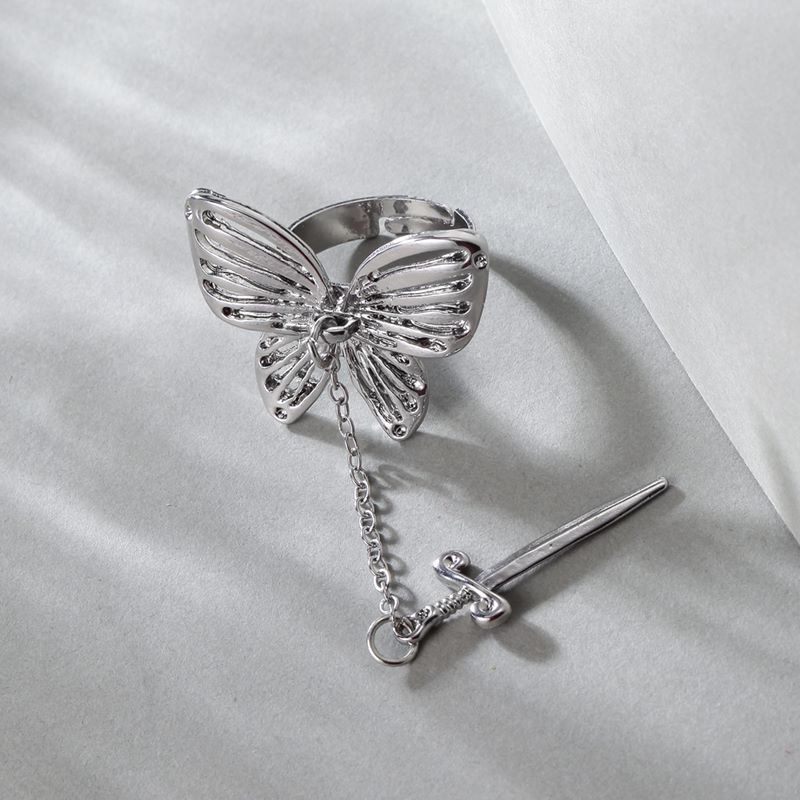 Fashion Butterfly Alloy Womenu0027S Open Ring 1 Piece