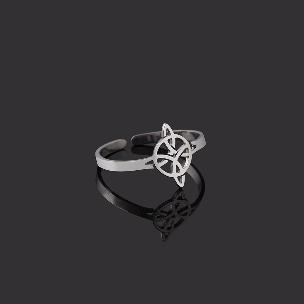 Fashion Alloy Hollow Out Unisex Open Ring 1 Piece