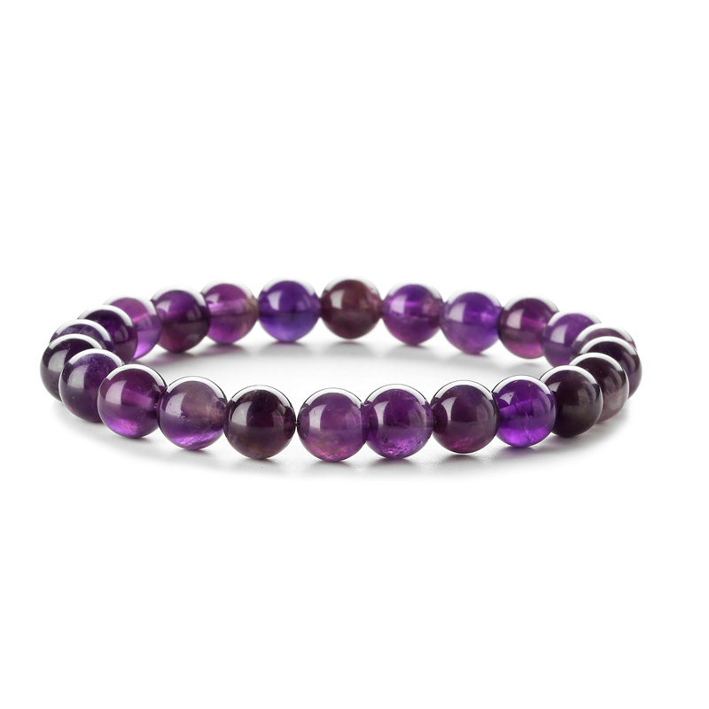 Retro Solid Color Beaded natural stone Unisex Bracelets 1 Piece