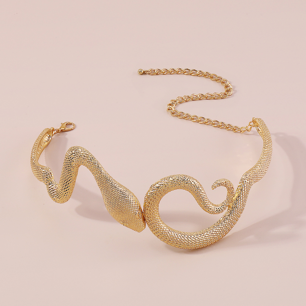 Retro Snake Alloy Irregular Three-dimensional Womenu0027S Choker 1 Piece