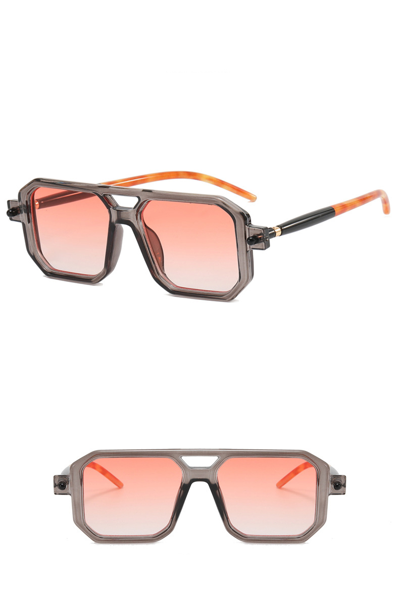 Simple Style Gradient Color Ac Square Full Frame Womenu0027s Sunglasses