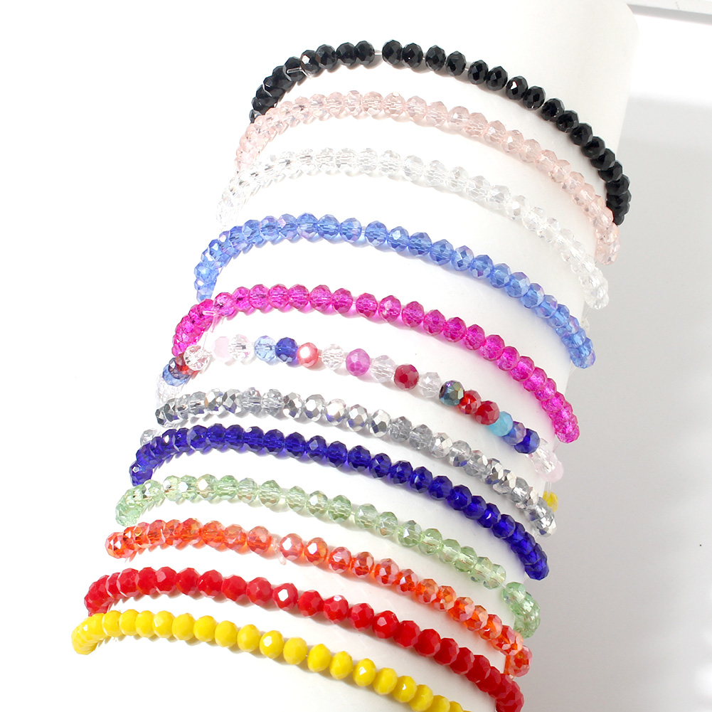 Simple Style Geometric Glass Beaded Womenu0027S Bracelets 1 Piece