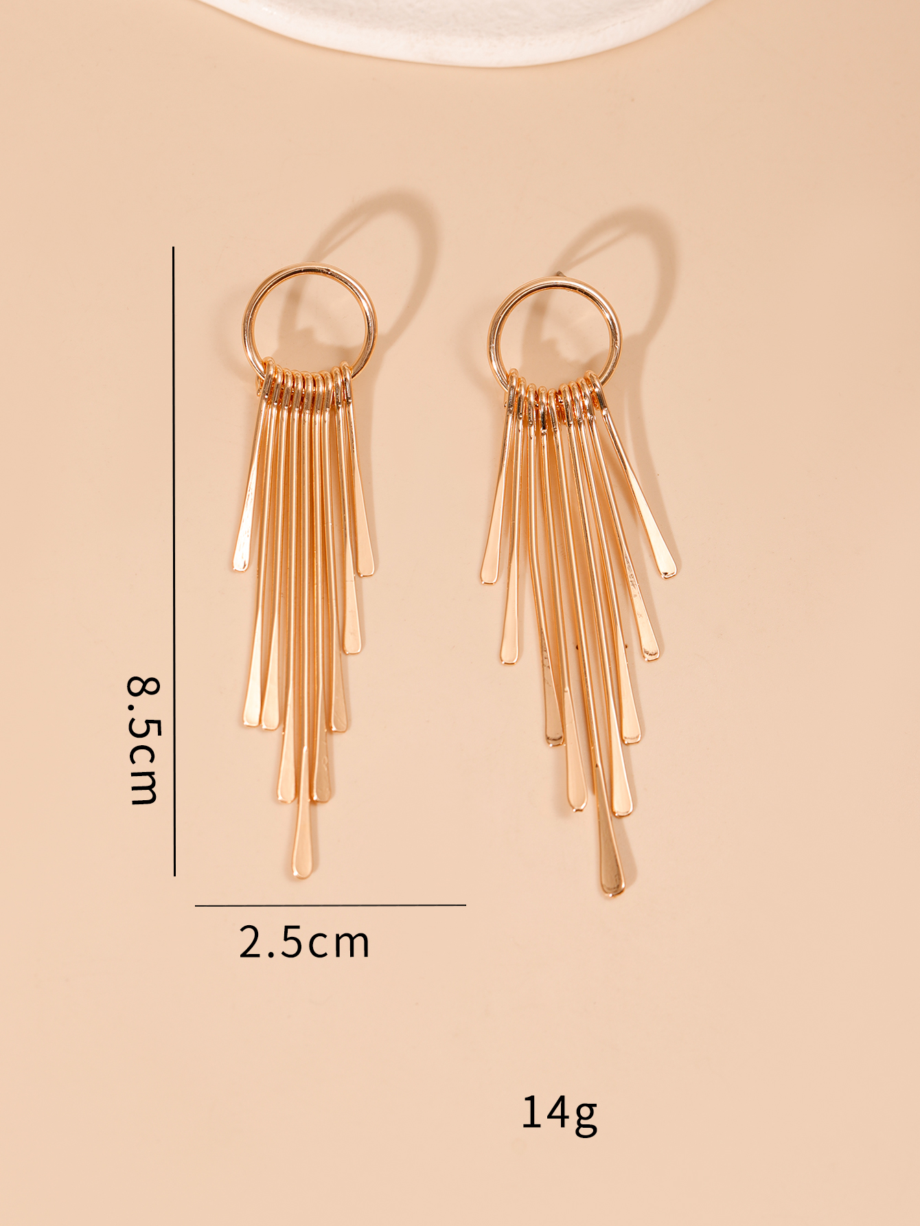 Fashion Tassel Alloy Womenu0027S Drop Earrings 1 Pair