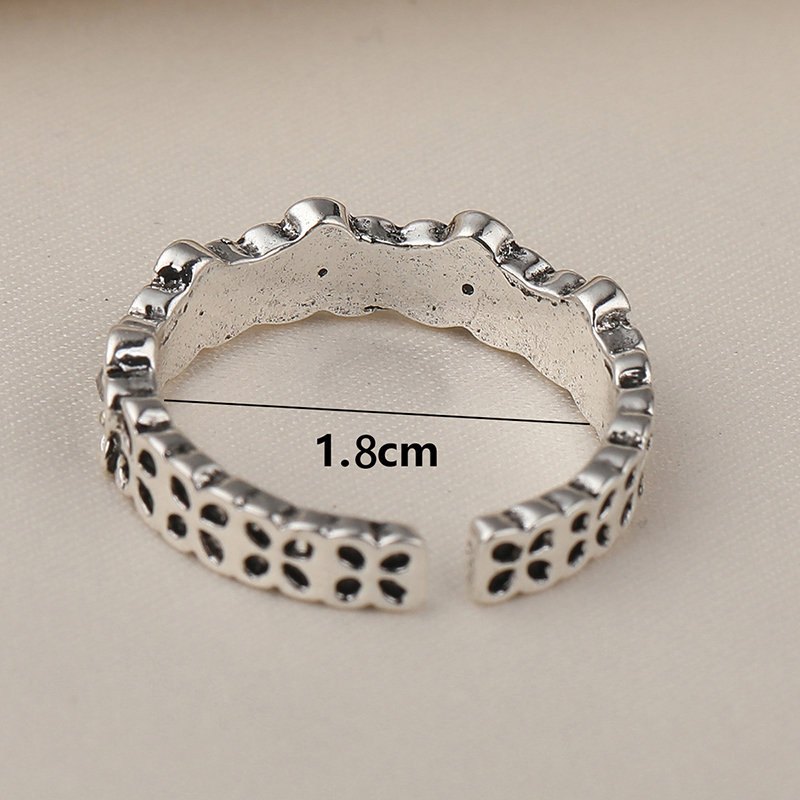 Fashion Flower Alloy Inlay Rhinestones Womenu0027S Open Ring 1 Piece