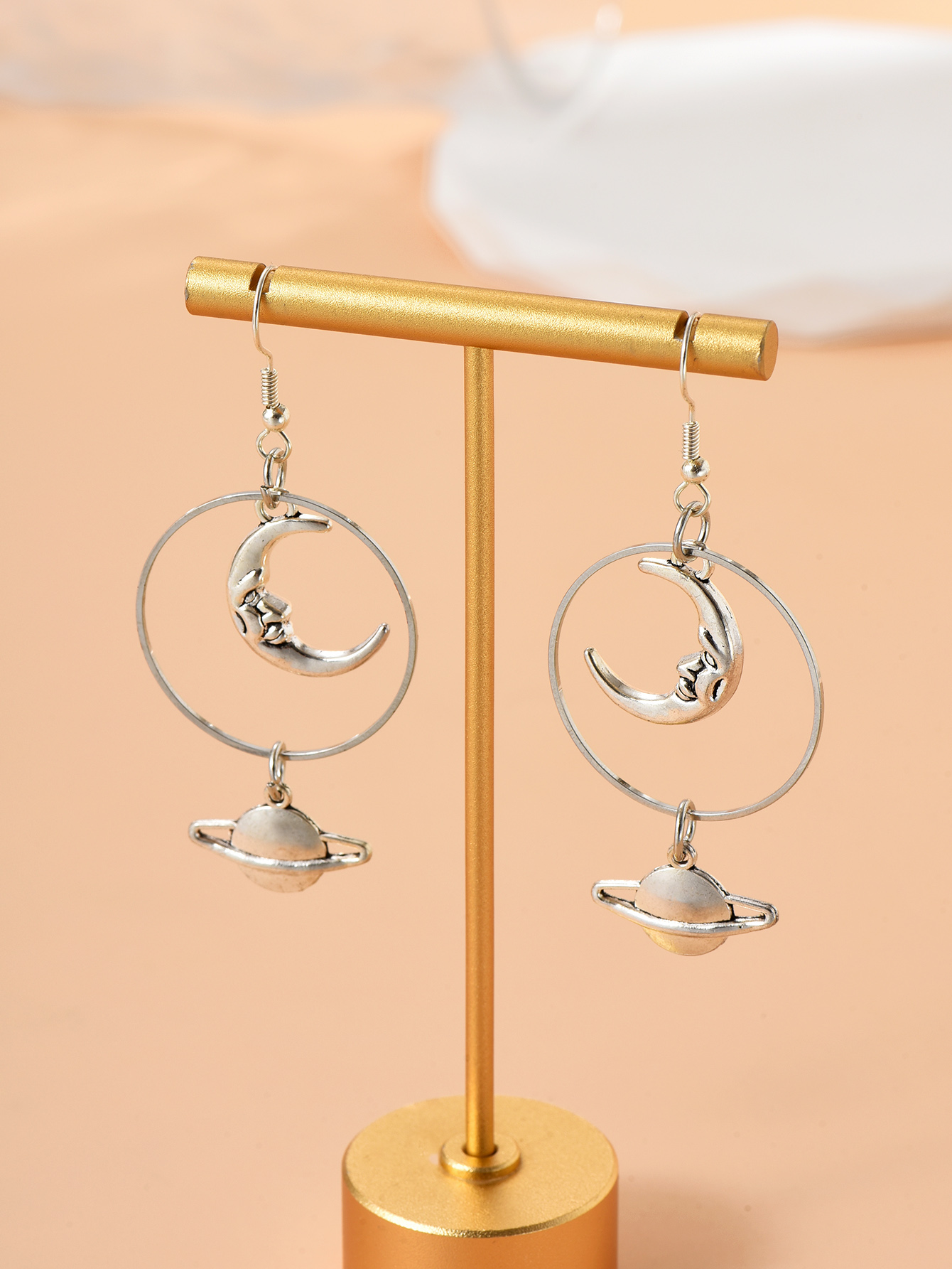 Fashion Moon Alloy Womenu0027S Drop Earrings 1 Pair