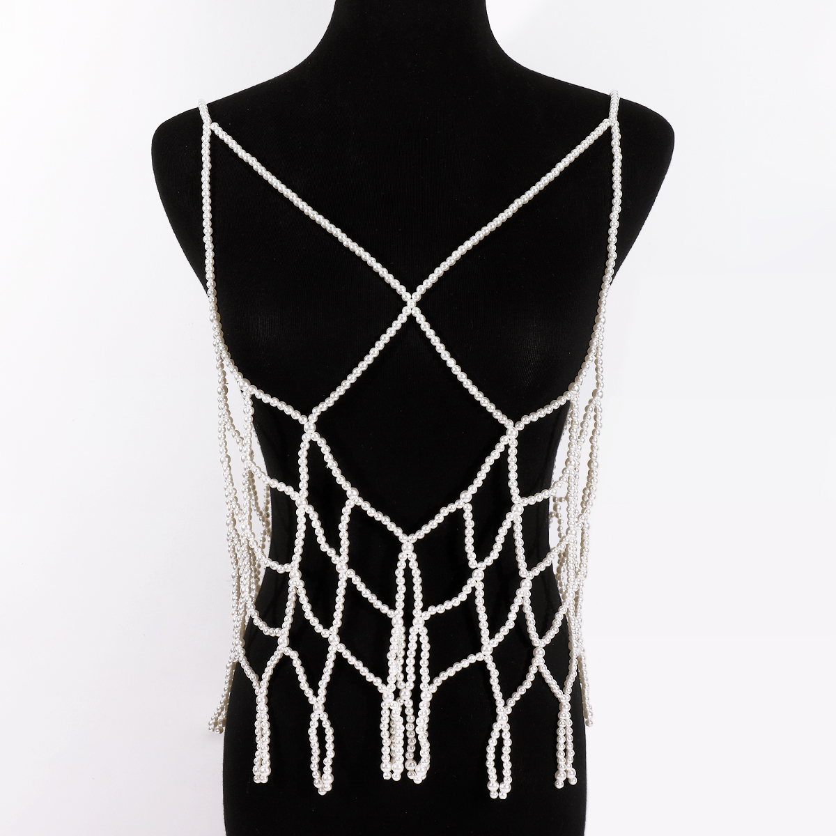 Sexy Artificial Pearl Braid Womenu0027S Body Chain 1 Piece