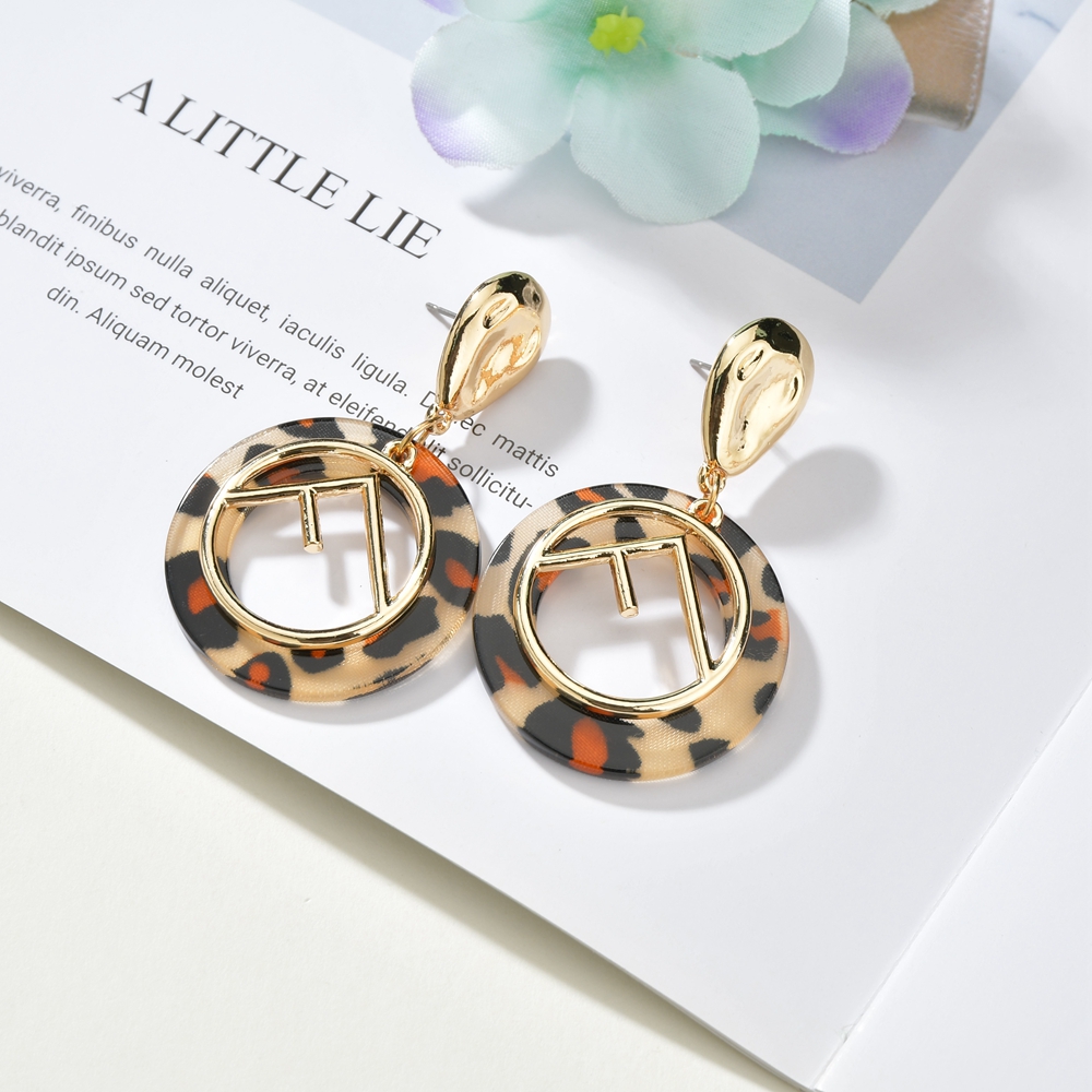 Fashion Circle Alloy Acrylic Womenu0027S Drop Earrings 1 Pair