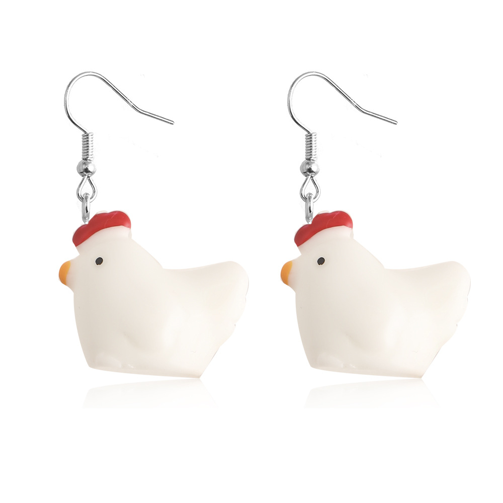 Fashion Animal Dog Frog Alloy Resin Womenu0027S Drop Earrings 1 Pair