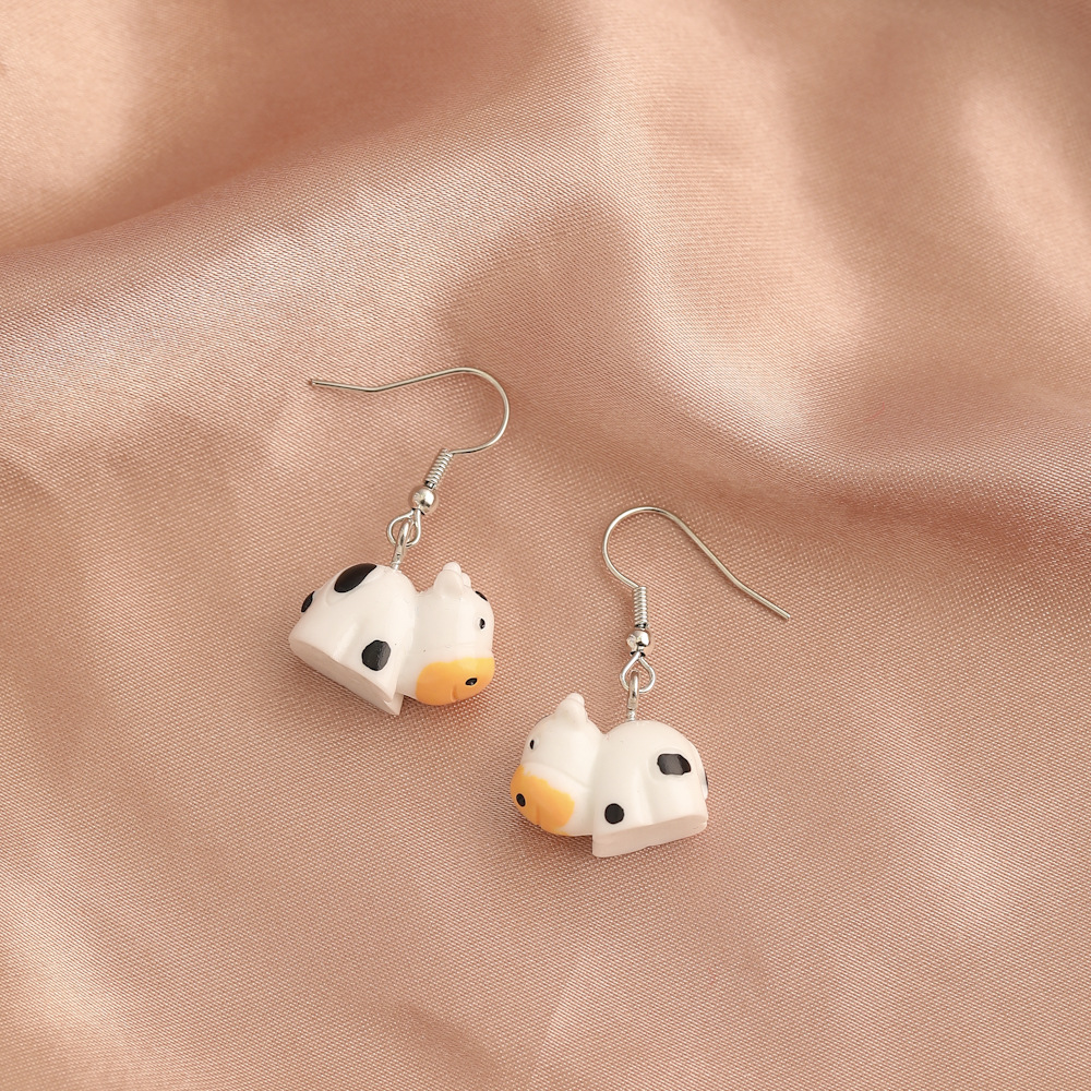 Fashion Animal Dog Frog Alloy Resin Womenu0027S Drop Earrings 1 Pair