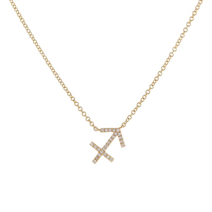 Fashion Constellation Copper Gold Plated Zircon Pendant Necklace