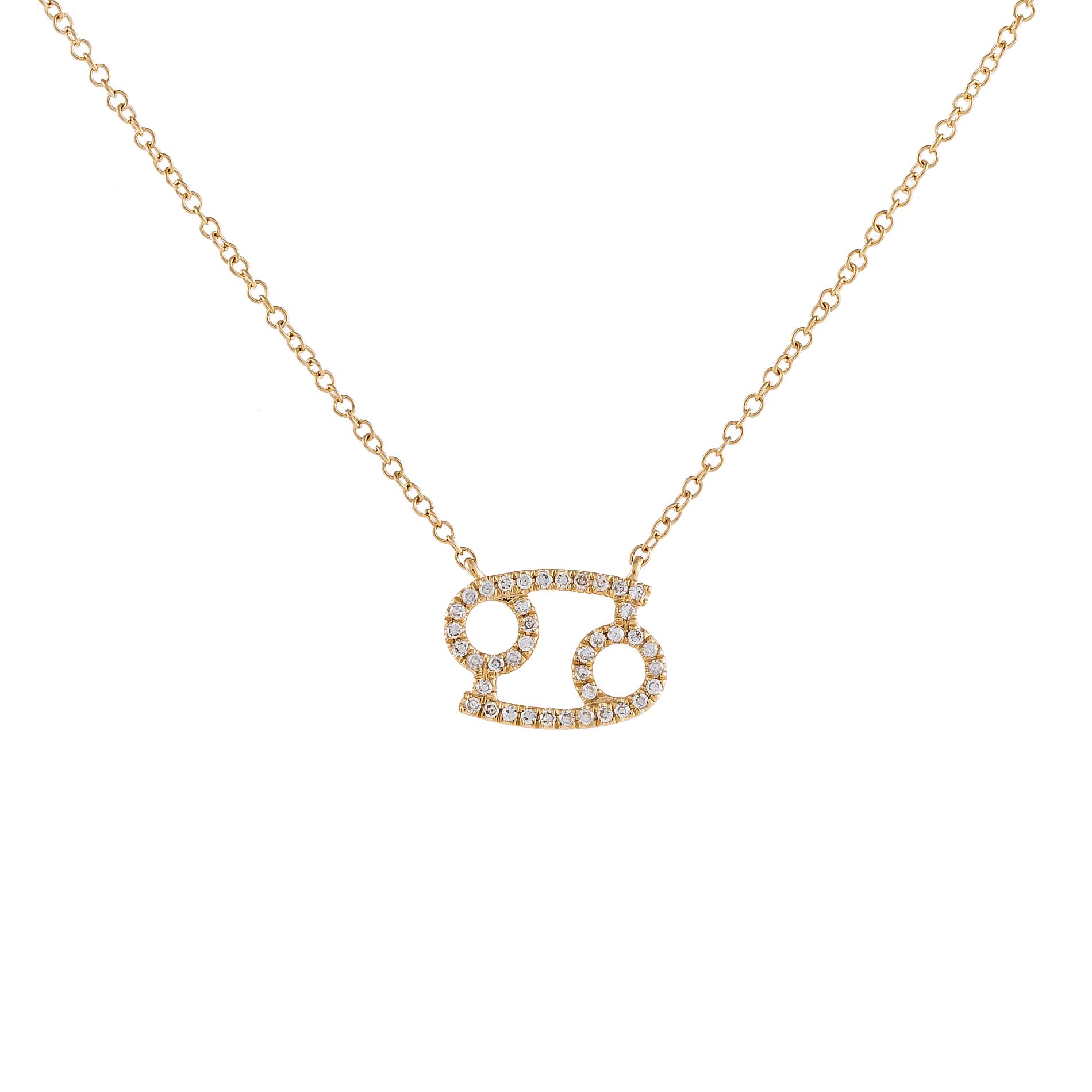 Fashion Constellation Copper Gold Plated Zircon Pendant Necklace