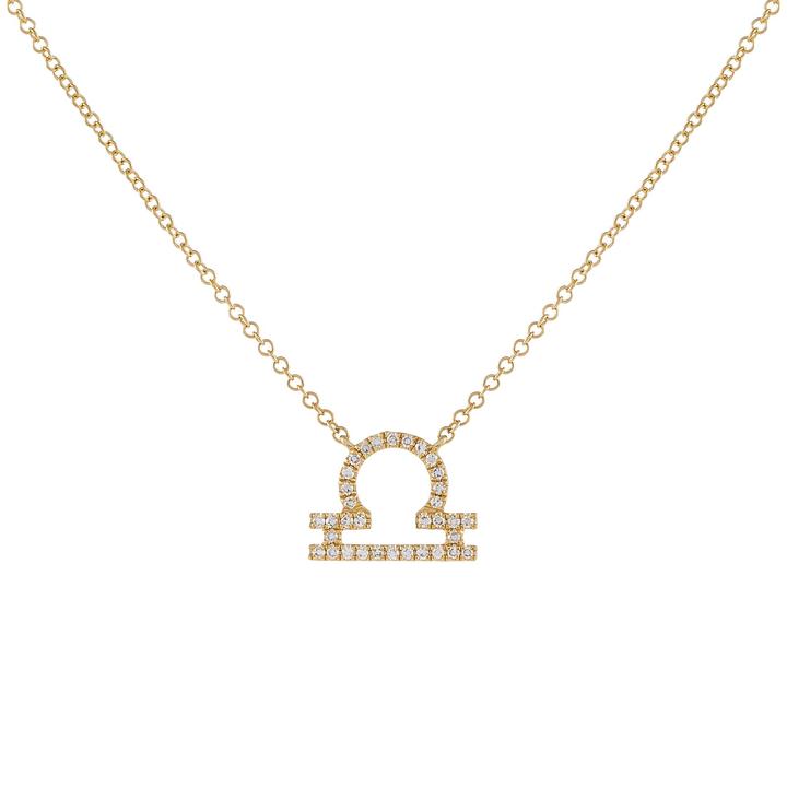 Fashion Constellation Copper Gold Plated Zircon Pendant Necklace