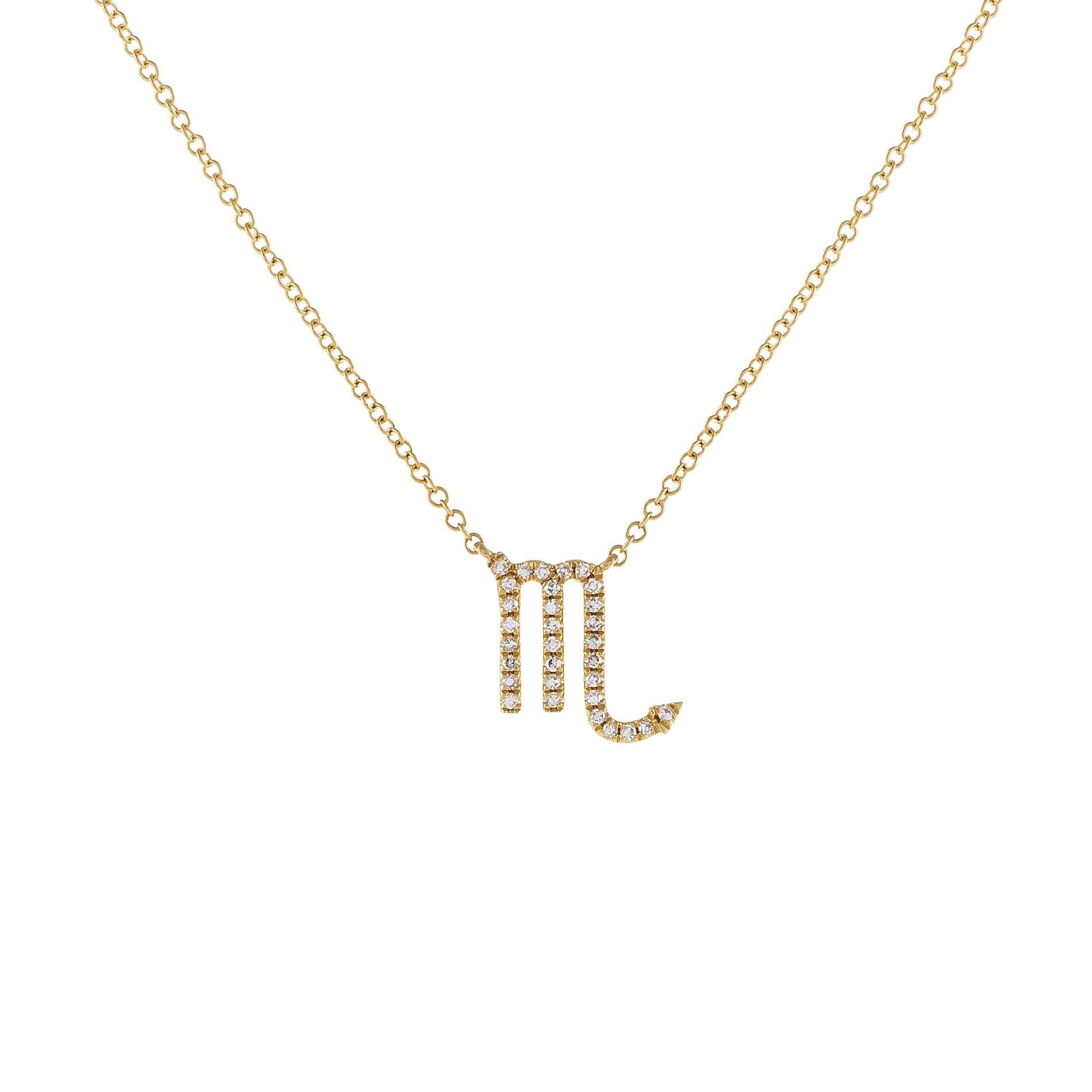 Fashion Constellation Copper Gold Plated Zircon Pendant Necklace