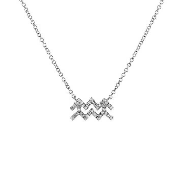 Fashion Constellation Copper Gold Plated Zircon Pendant Necklace