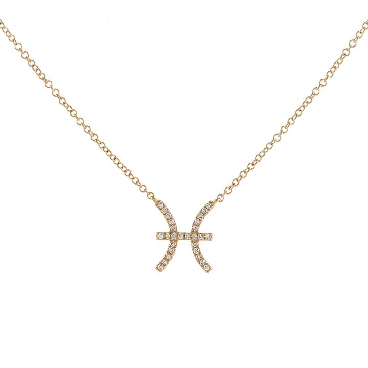 Fashion Constellation Copper Gold Plated Zircon Pendant Necklace