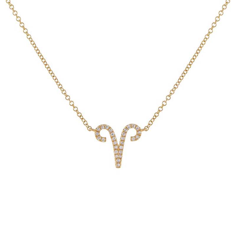 Fashion Constellation Copper Gold Plated Zircon Pendant Necklace