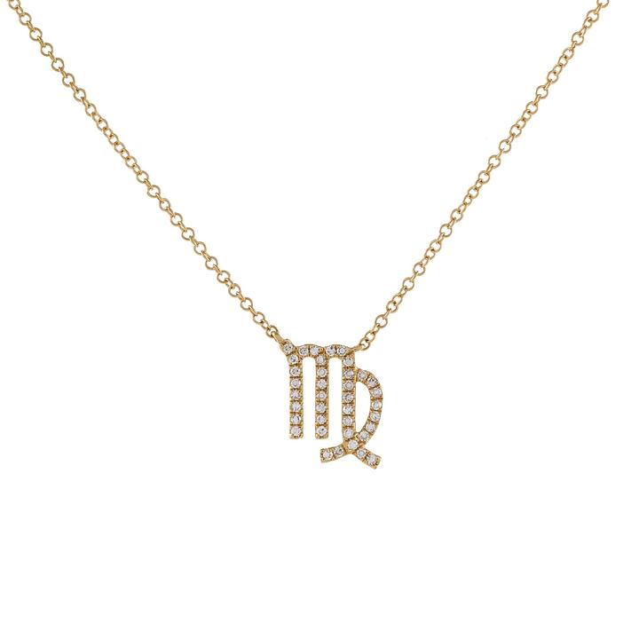 Fashion Constellation Copper Gold Plated Zircon Pendant Necklace