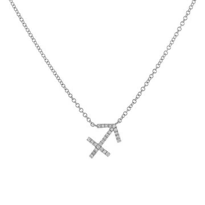Fashion Constellation Copper Gold Plated Zircon Pendant Necklace