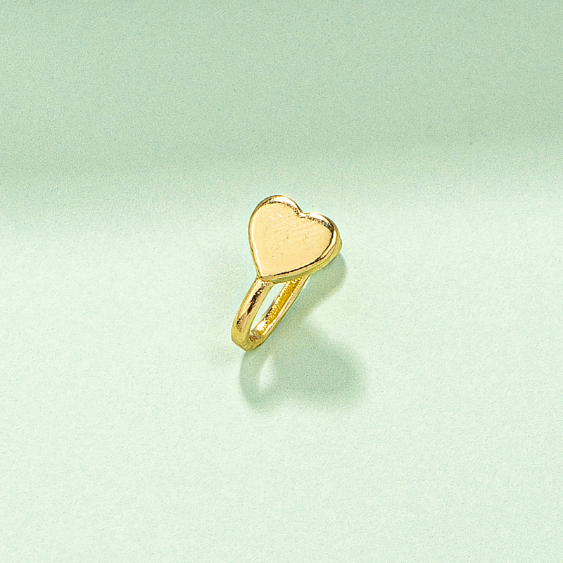 Fashion Heart Shape Alloy Plating Nasal splint 1 Piece