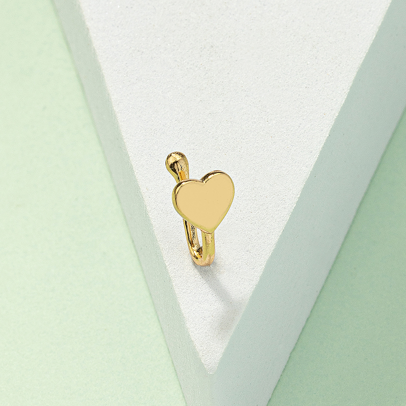 Fashion Heart Shape Alloy Plating Nasal splint 1 Piece