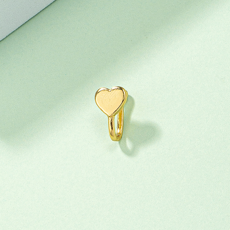 Fashion Heart Shape Alloy Plating Nasal splint 1 Piece