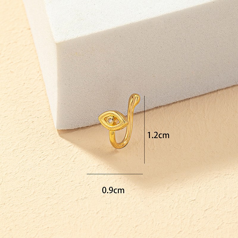 Fashion Eye Alloy Plating Rhinestones Nasal splint 1 Piece