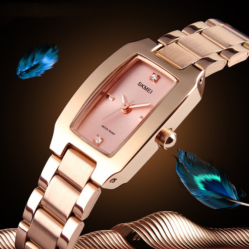 Fashion Geometric Single Folding Buckle Quartz Womenu0027s Watches