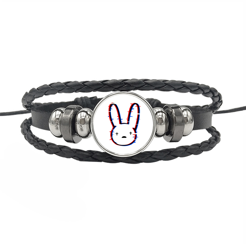 Streetwear Cartoon Pu Leather Drawstring Braid Unisex Bracelets 1 Piece