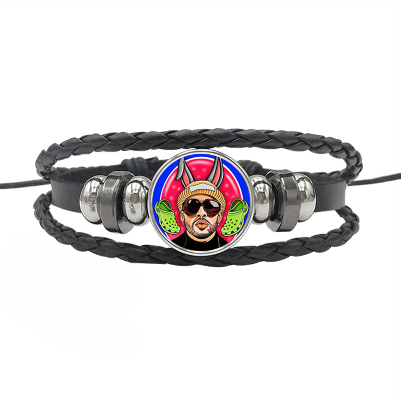 Streetwear Cartoon Pu Leather Drawstring Braid Unisex Bracelets 1 Piece