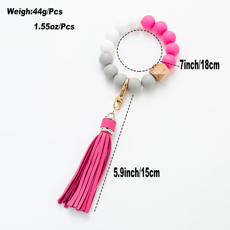 Fashion Round Tree Alloy Beaded Tassel Womenu0027S Bracelets 1 Piece