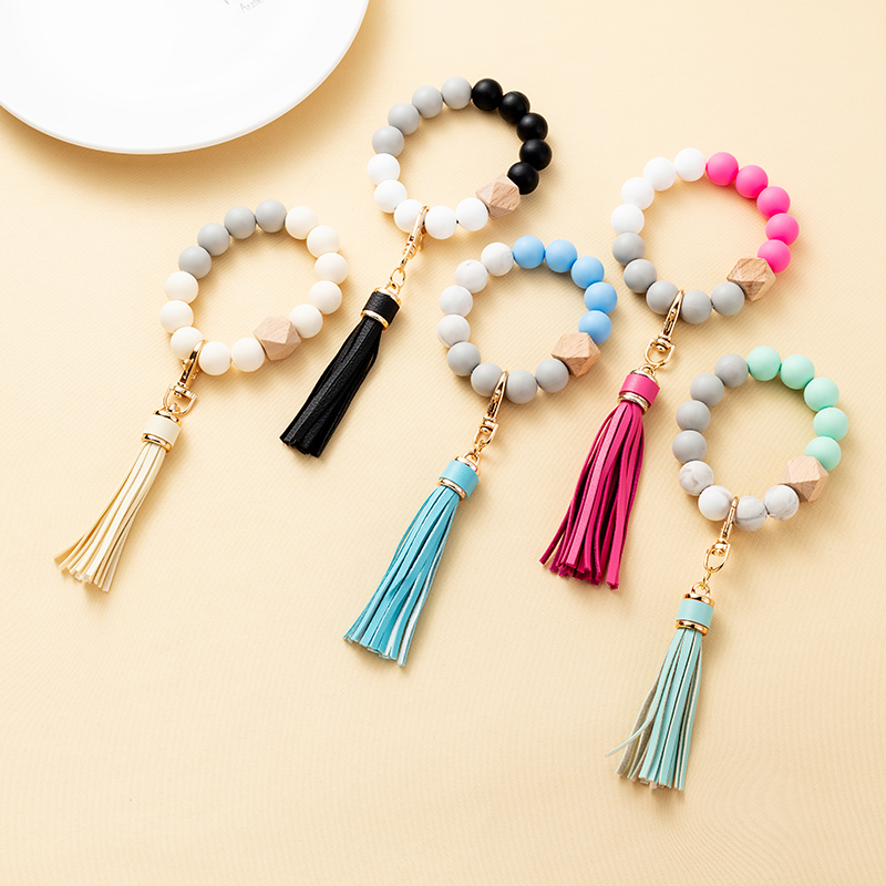 Fashion Round Tree Alloy Beaded Tassel Womenu0027S Bracelets 1 Piece