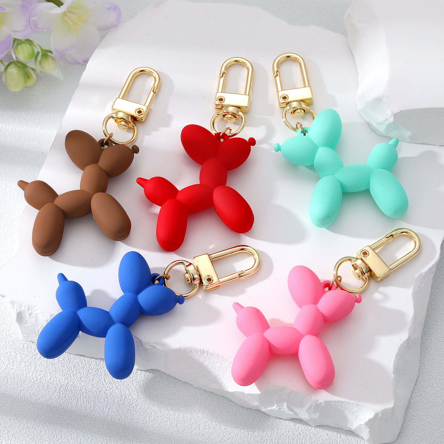 Cute Dog Arylic Keychain 1 Piece