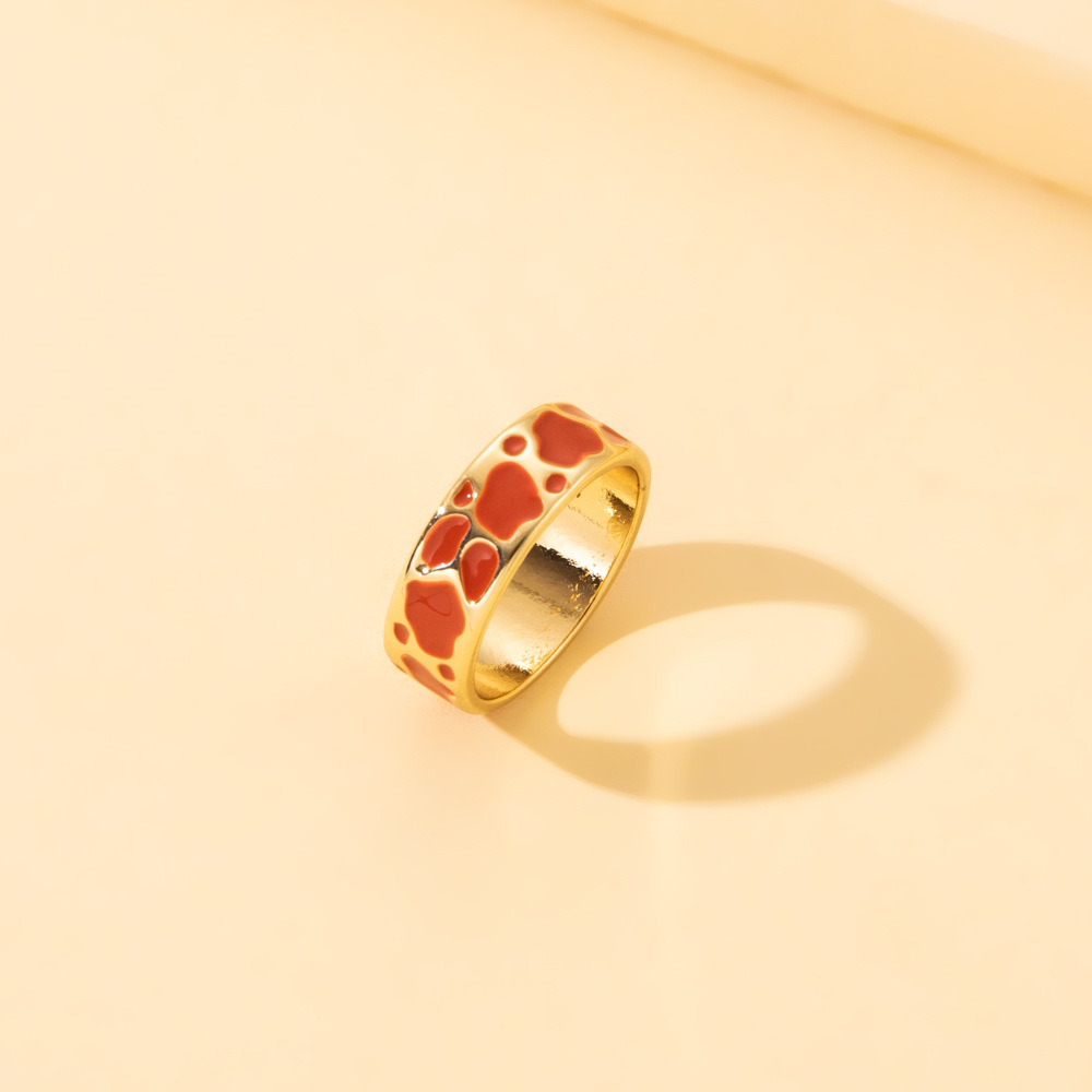 Fashion Leopard Alloy Enamel Womenu0027S Rings 1 Piece