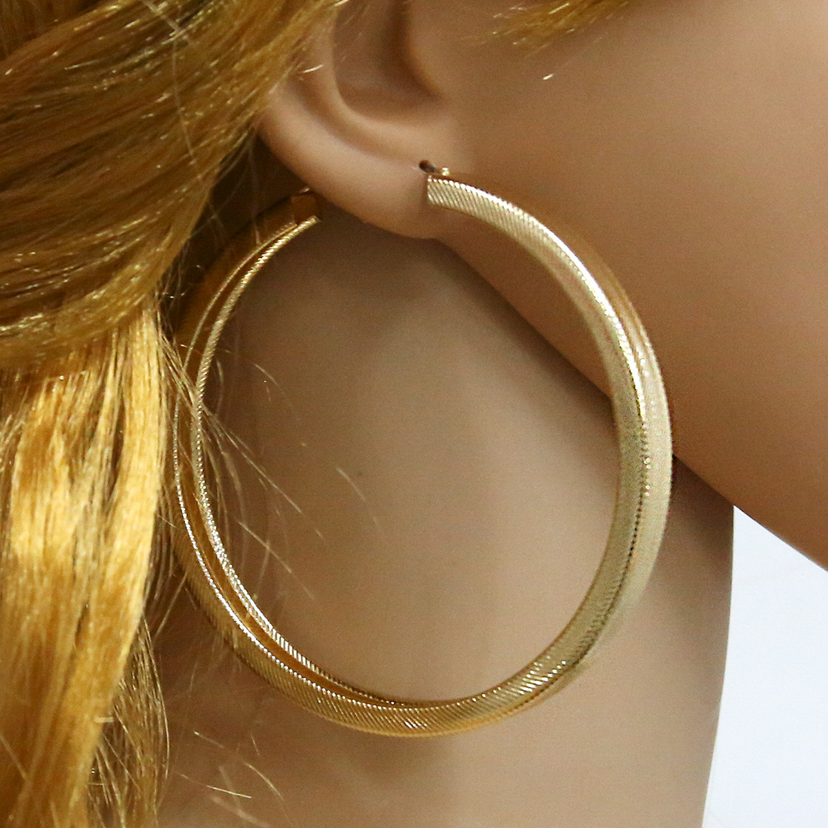 Hip-Hop Circle Metal Womenu0027S Earrings 1 Pair