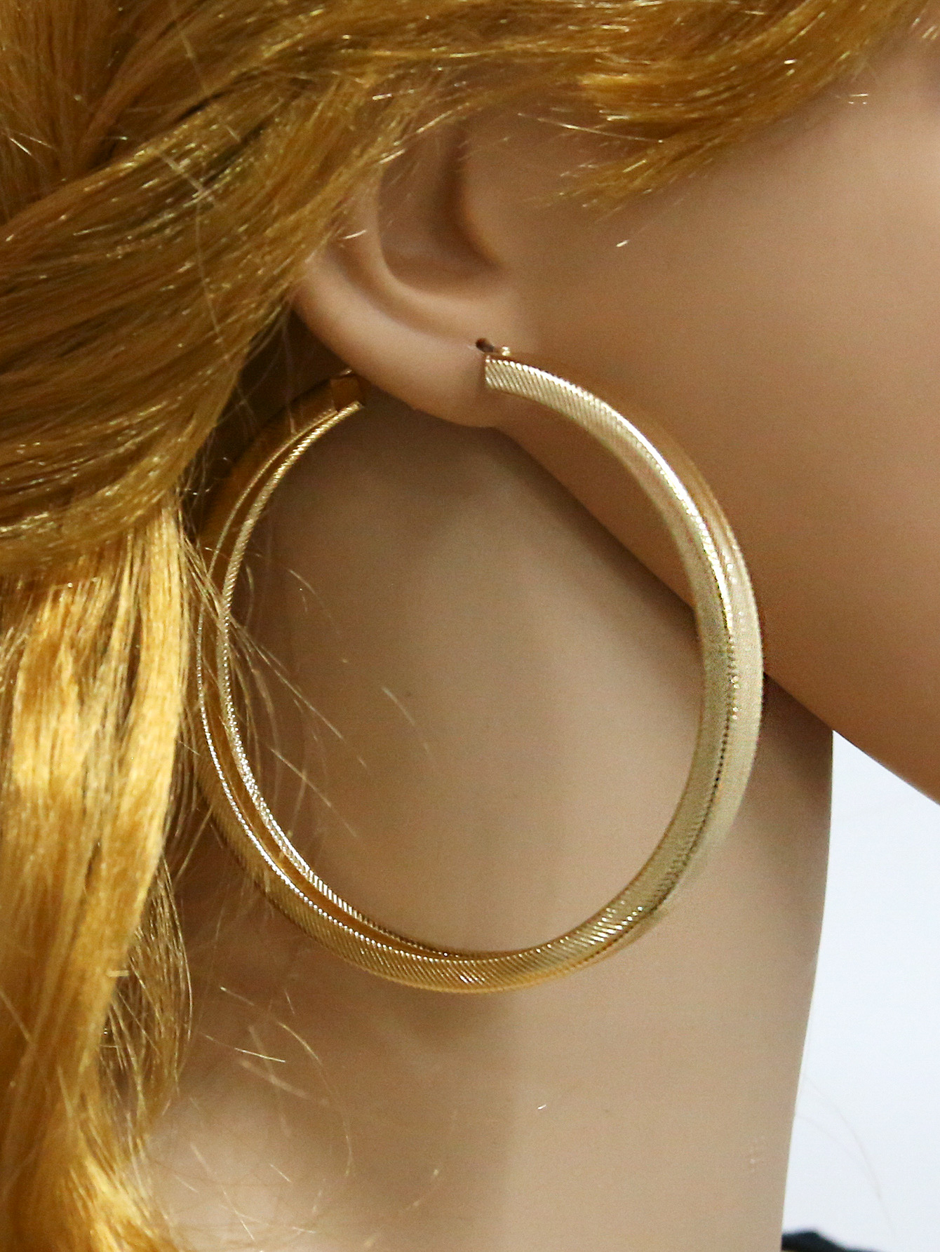 Hip-Hop Circle Metal Womenu0027S Earrings 1 Pair