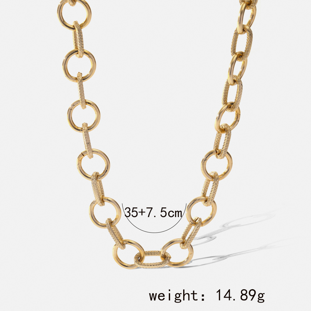 Fashion Geometric Alloy Plating Womenu0027S Necklace