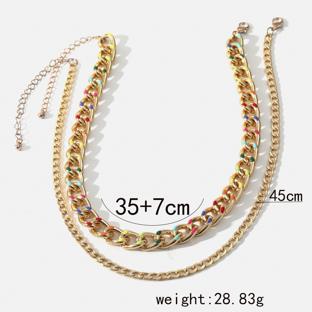 Fashion Geometric Alloy Plating Womenu0027S Necklace