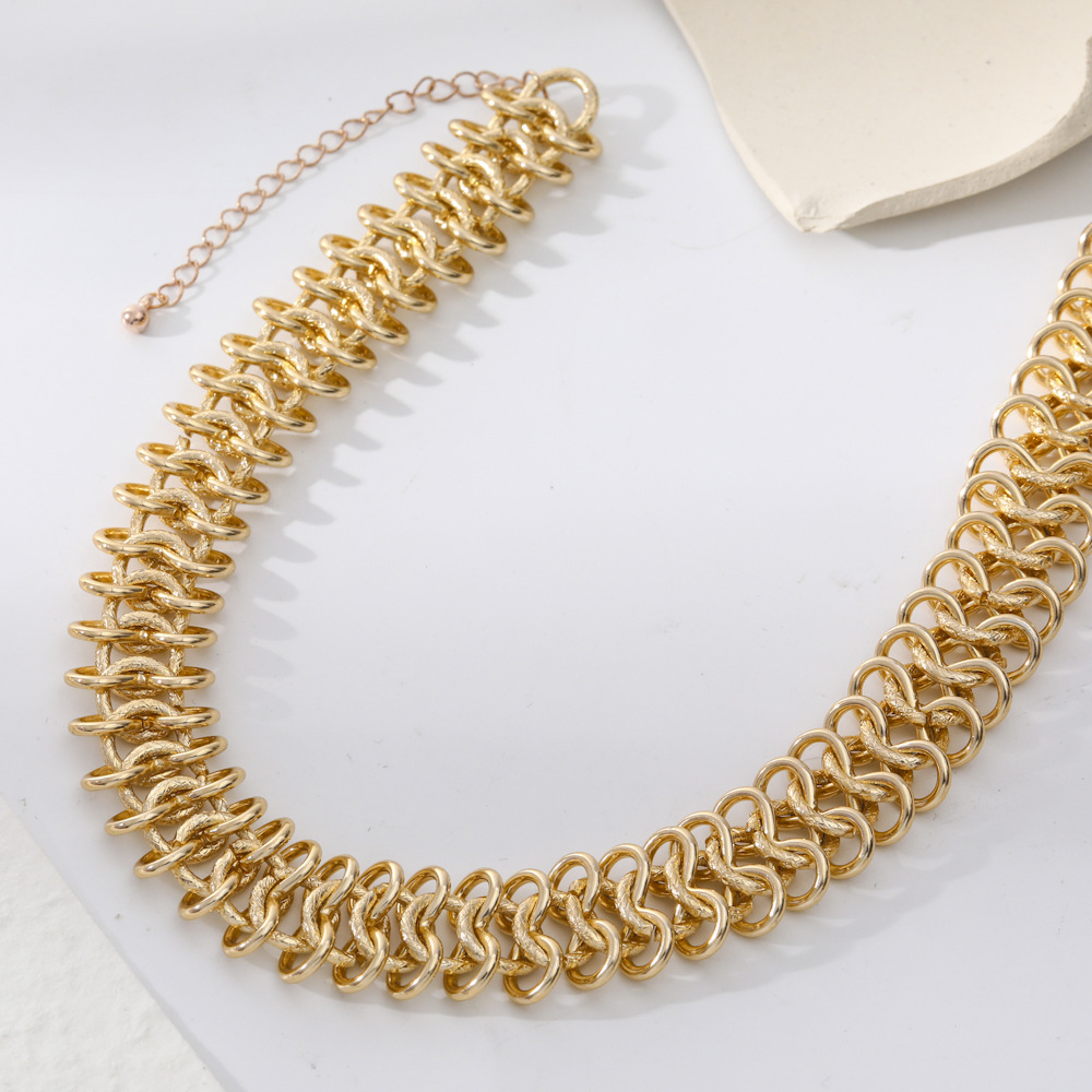 Fashion Geometric Alloy Plating Womenu0027S Necklace