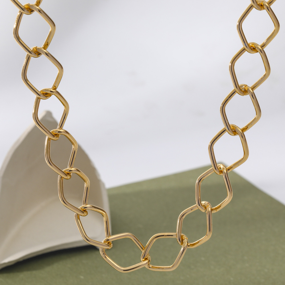 Fashion Geometric Alloy Plating Womenu0027S Necklace