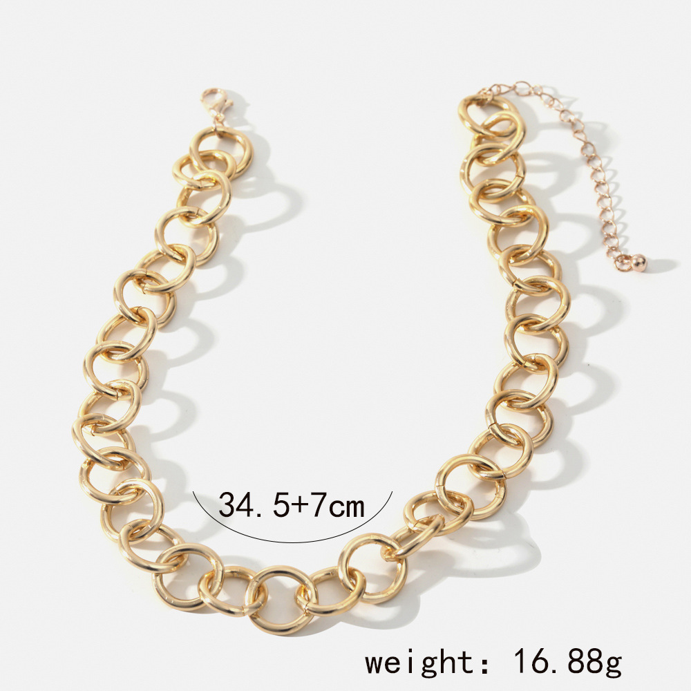 Fashion Geometric Alloy Plating Womenu0027S Necklace