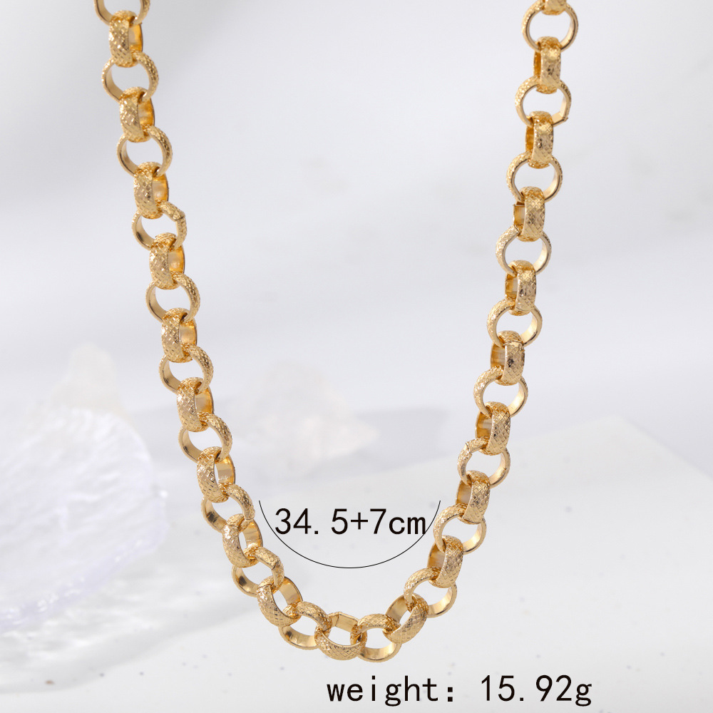 Fashion Geometric Alloy Plating Womenu0027S Necklace