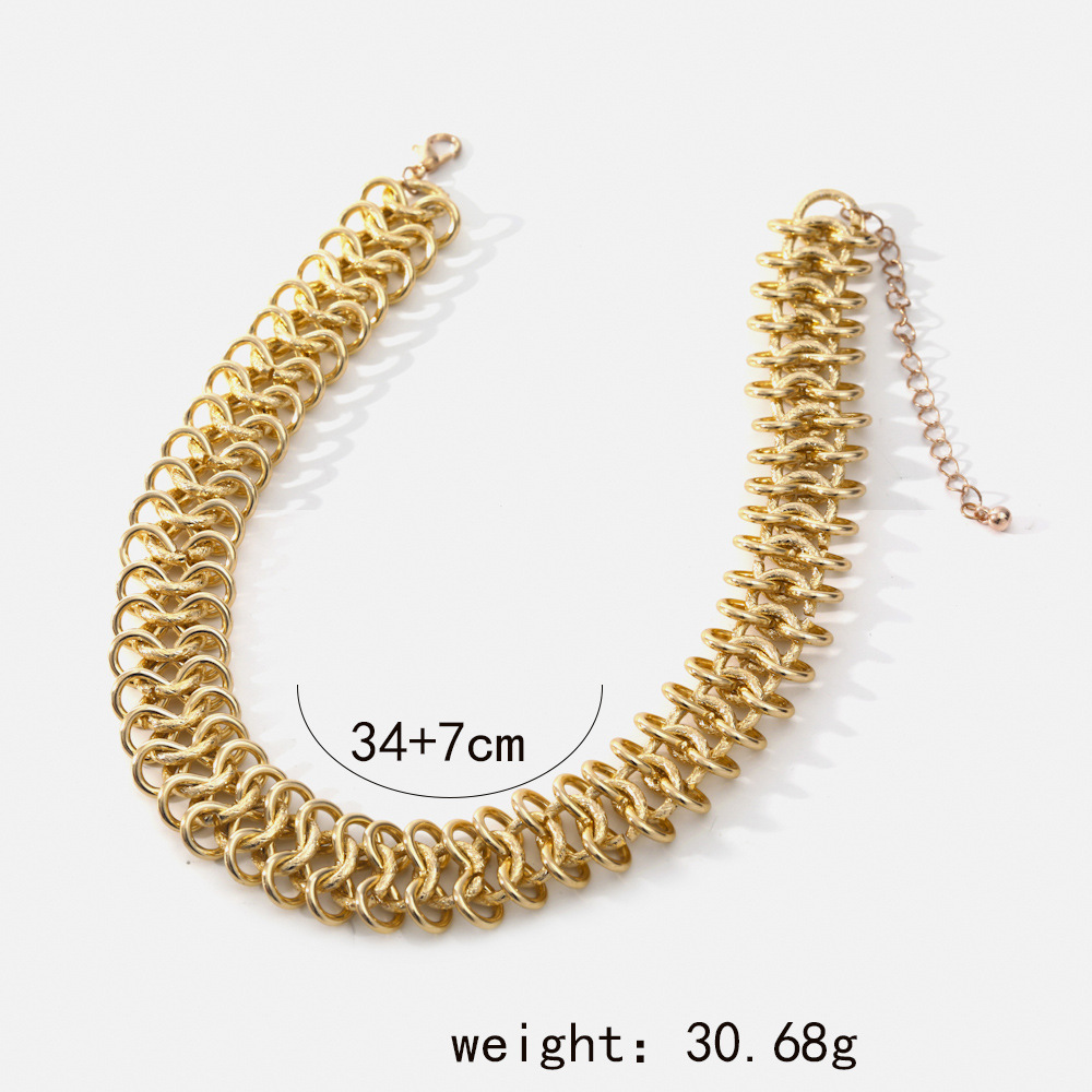 Fashion Geometric Alloy Plating Womenu0027S Necklace