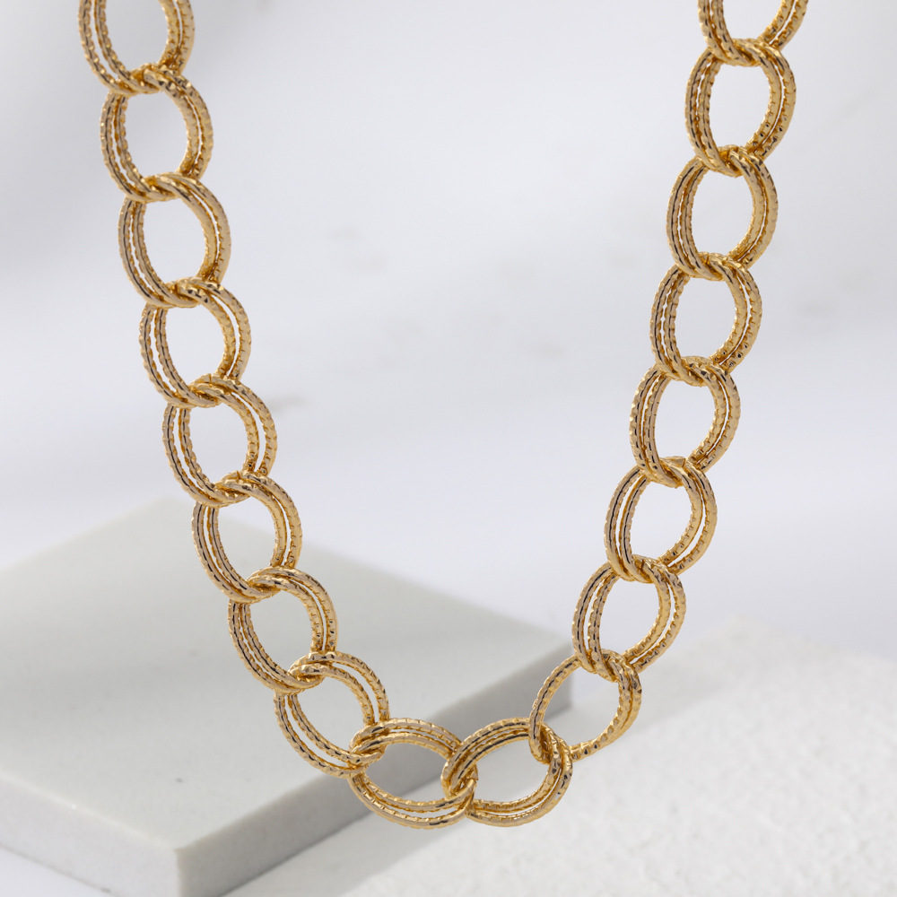 Fashion Geometric Alloy Plating Artificial Pearls Womenu0027S Necklace 1 Piece