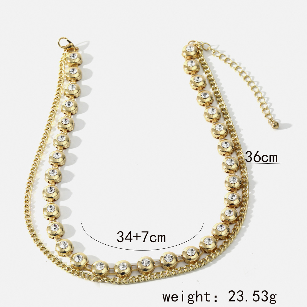 Fashion Geometric Alloy Plating Artificial Pearls Womenu0027S Necklace 1 Piece