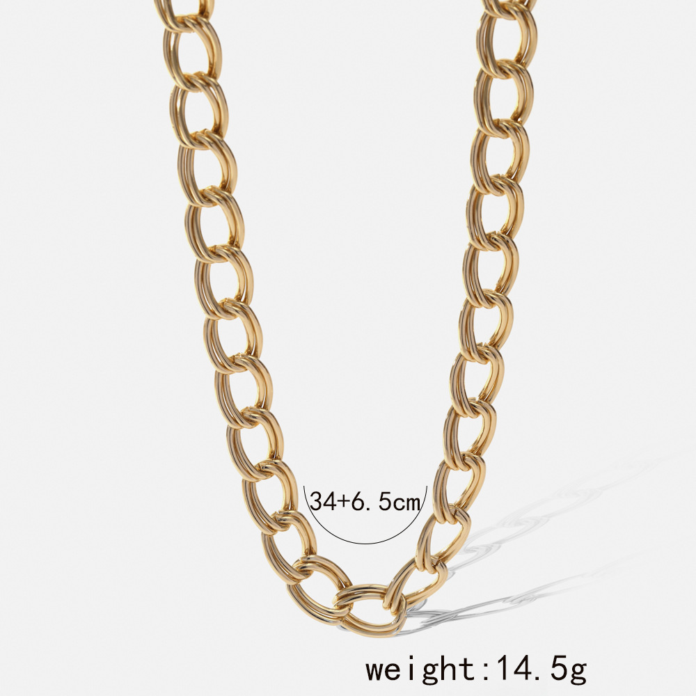 Fashion Geometric Alloy Plating Artificial Pearls Womenu0027S Necklace 1 Piece