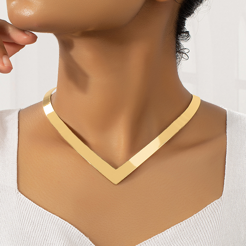 Fashion Geometric Alloy Plating Womenu0027S Necklace 1 Pair