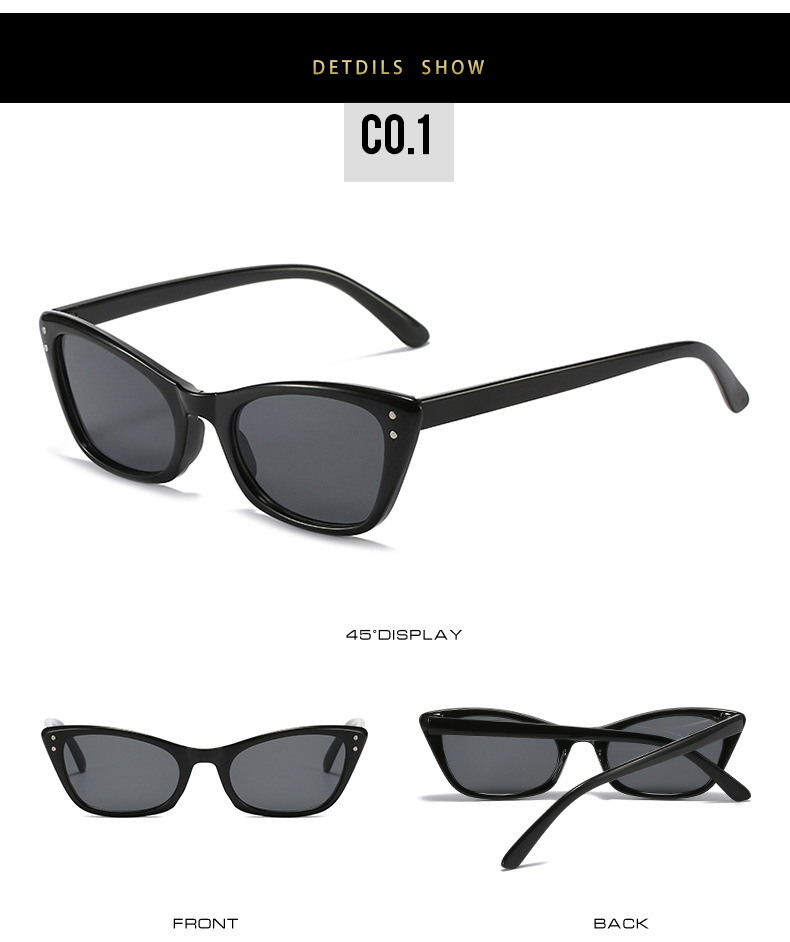 Fashion Leopard Pc Resin Cat Eye Full Frame Womenu0027s Sunglasses