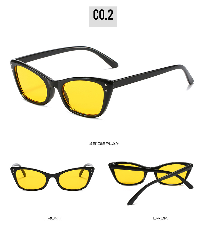Fashion Leopard Pc Resin Cat Eye Full Frame Womenu0027s Sunglasses